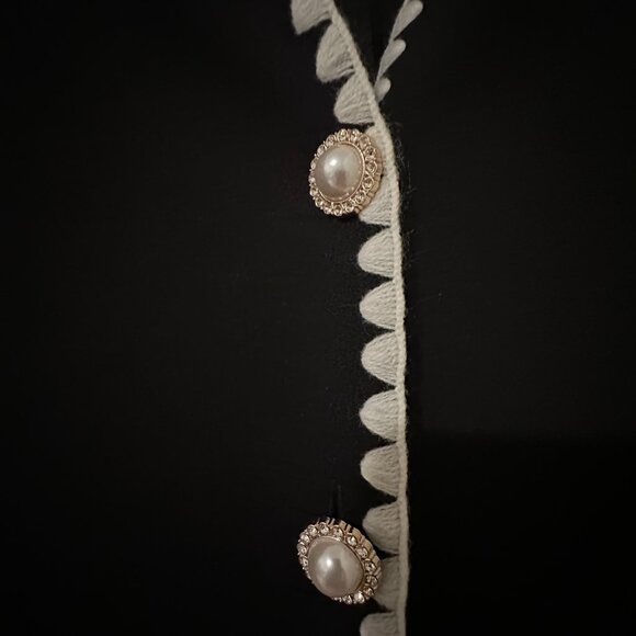 ✨ Elegant Black & White Mini Dress – Size 2 ✨ - Picture 8 of 12